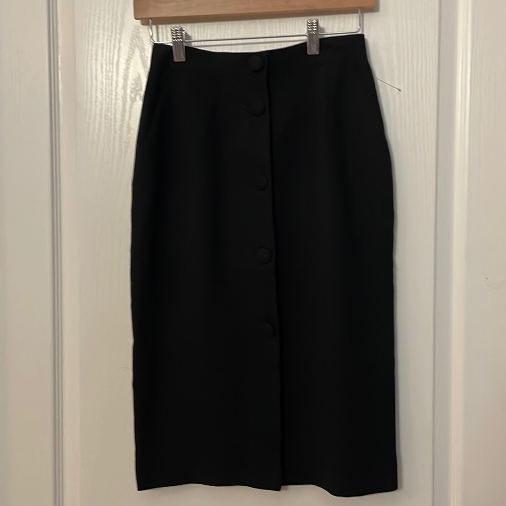 Liz Claiborne Petite Collection 100% Wool Skirt Size 4P